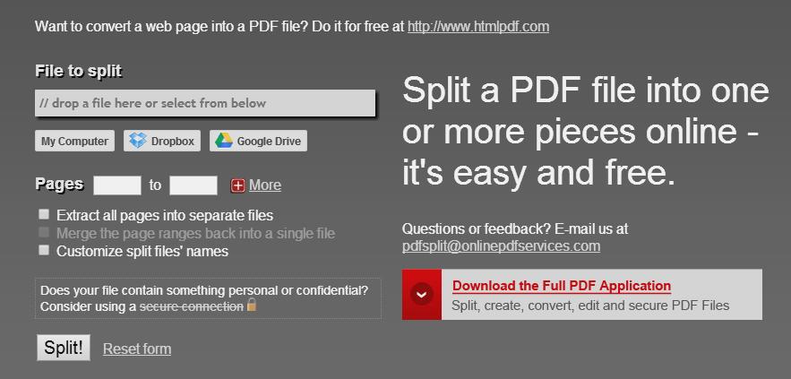 free file splitter